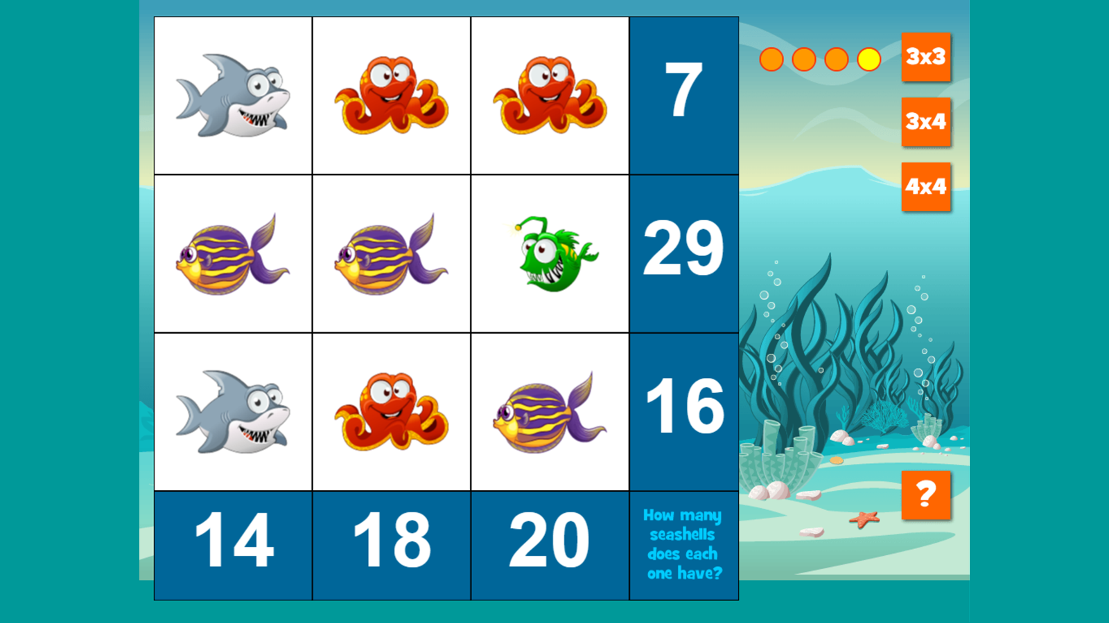 Deep Sea Math Mystery